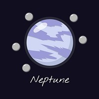 Planet Neptune vector