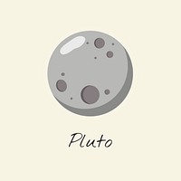 Cute illustration of a planet