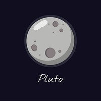 Planet Pluto vector