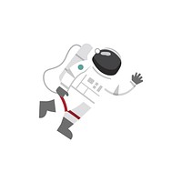 Vector of astronaut