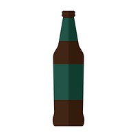 Simple illustration of a bottled drink