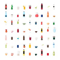 Collection of beverage vectors