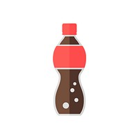 Soda bottle vector