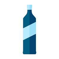 Liquor bottle vector