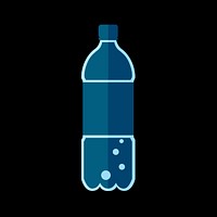 Soda bottle vector