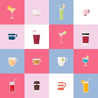 Collection of beverage vectors