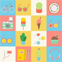 Collection of summer vectors