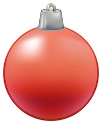 Illustration of bauble for Christmas tree decoration