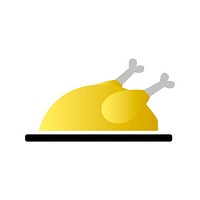 Illustration of turkey icon