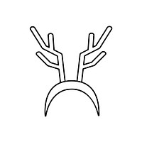 Illustration of reindeer icon