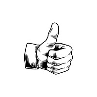 Illustration of thumbs up icon