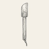 Vintage illustration of a spatula