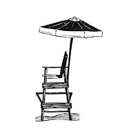 Illustration of summer and beach object