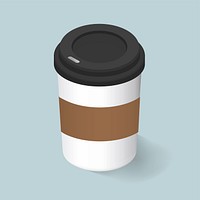 Vector image of coffee cup