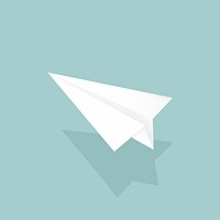 Vector of paper plane icon