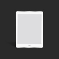 Vector of digital tablet icon