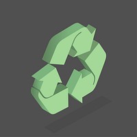 Vector of recycle icon