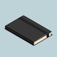 Vector of diary notebook icon