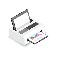 Vector icon of printer