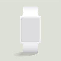 Vector icon of smart watch mockup icon