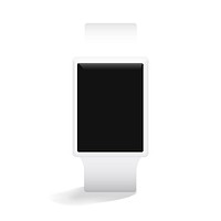 Vector icon of smart watch mockup icon