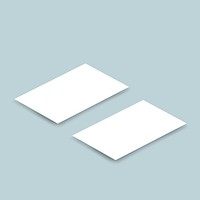 Vector image of name card icon