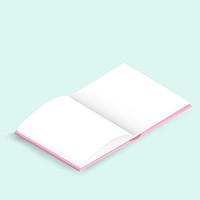 Vector of diary notebook icon