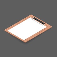 Vector of mockup notepad icon
