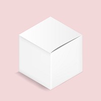 Vector of white container box icon