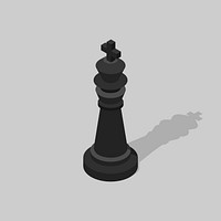 Vector icon of chess