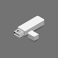 Vector of usb flash drive icon