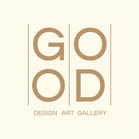Good design art gallery logo vector