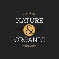 Illustration of organic food stamp banner