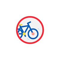 Illustration bicycle icon