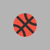 Illustration of basketball icon