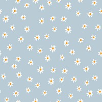 Cute flower seamless pattern vector background