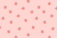 Peach background, cute desktop wallpaper