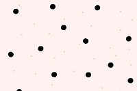 Polka dot background, cute desktop wallpaper