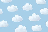 Cloud background, cute desktop wallpaper