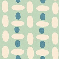 Simple pattern, textile vintage background vector in green