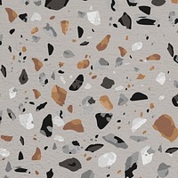 Gray Terrazzo pattern background, abstract design vector