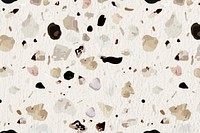 Aesthetic background, Terrazzo pattern, abstract beige design