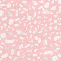 Pink Terrazzo pattern background, abstract design psd