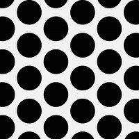 Gray background, polka dot pattern in black simple design psd