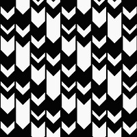 Arrow pattern background, black zigzag, simple design psd