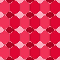 Pink background, cute geometric pattern, colorful design psd