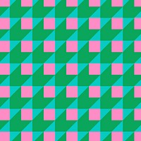 Abstract green background, geometric pattern  in pink vector