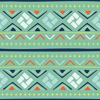 Tribal seamless pattern background, colorful geometric design, psd