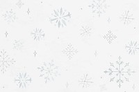 Christmas background, white snowflake illustration