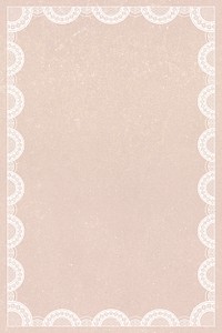 Beige frame background, classic lace design
